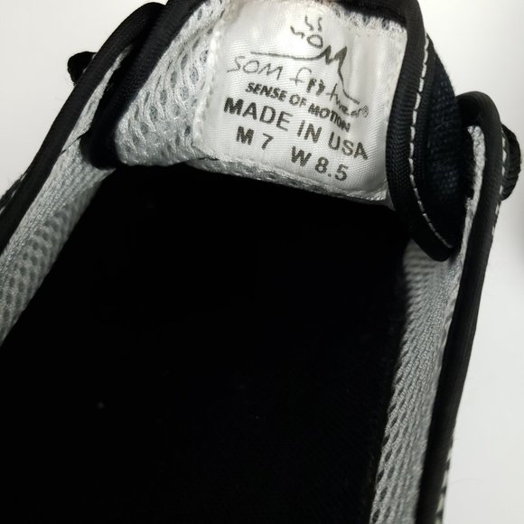 SOM Sense of Motion Footwear Black Canvas Lightweight Shoe Men 7 Women 8.5 - Picture 4 of 7